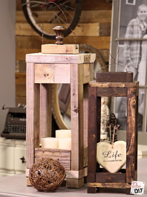 Create Rustic Lanterns with Scrap Wood