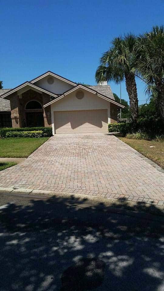 Cobblestone Driveway