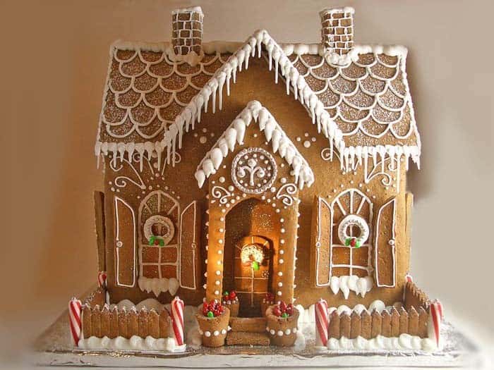 Add Icicles for a Refined Gingerbread House Look