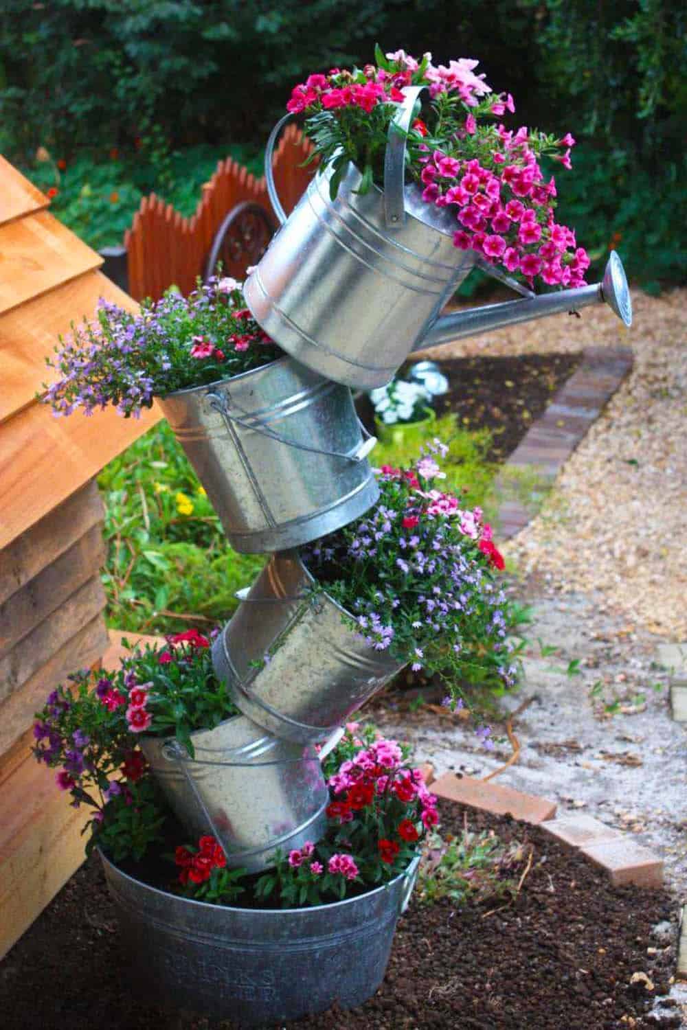 Cascading Watering Cans