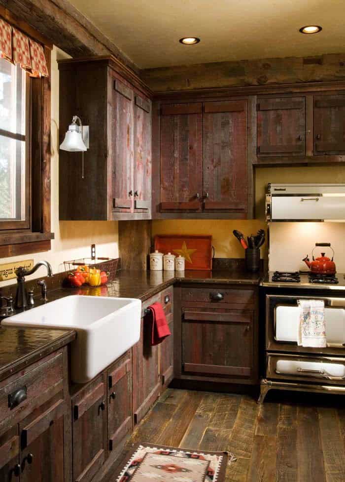 Bring a Retro Feel with Raw Oak Cabinets