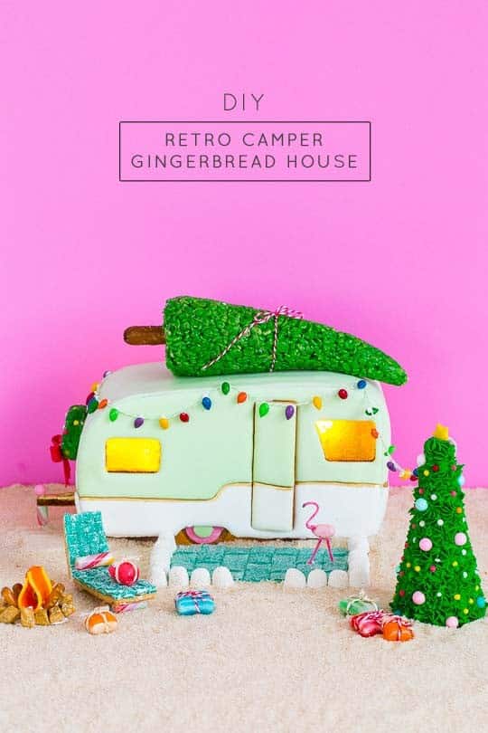 Create an Elegant Gingerbread Camper Van