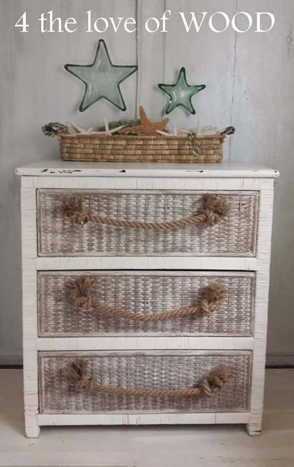 Give a Dresser Rope Drawer Pulls