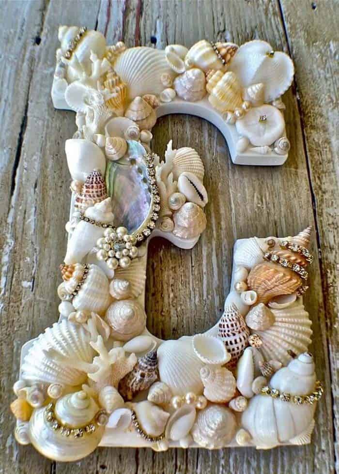 Make Beach Room Decor with Seashells and Pearls