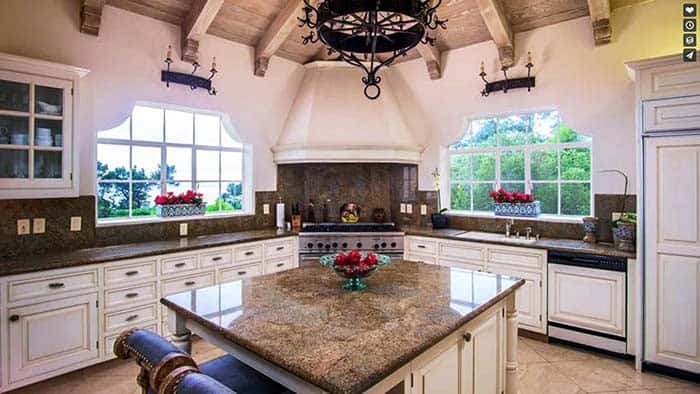 Bring Farmhouse Charm with Brown Granite Countertops