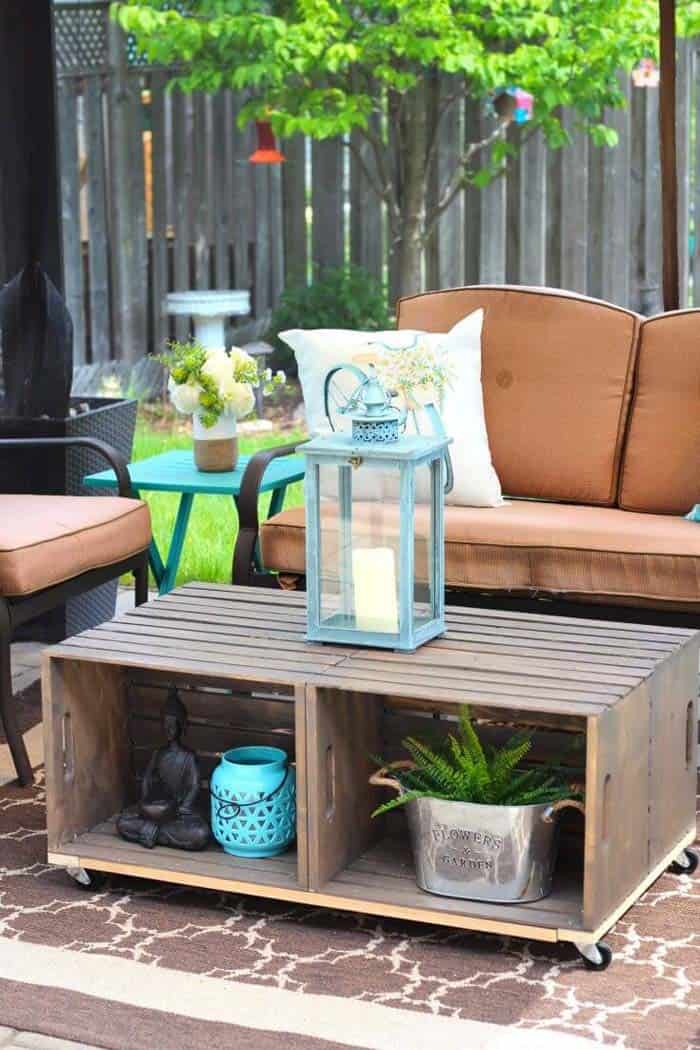 Easy Outdoor Coffee Table