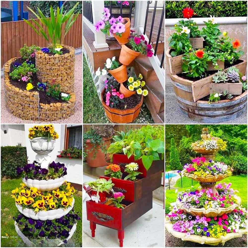 Garden Planter Montage