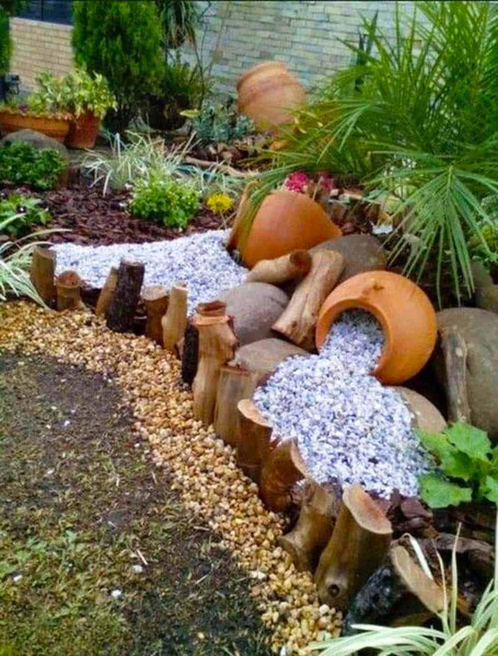 Rustic Garden Spill