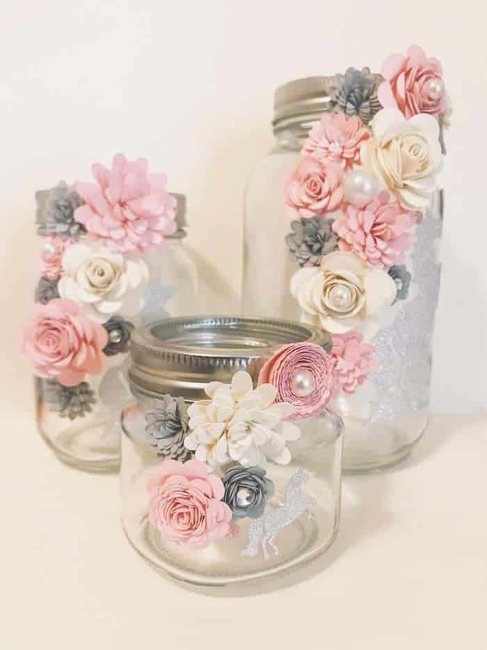 Magical Unicorn Flower Jars