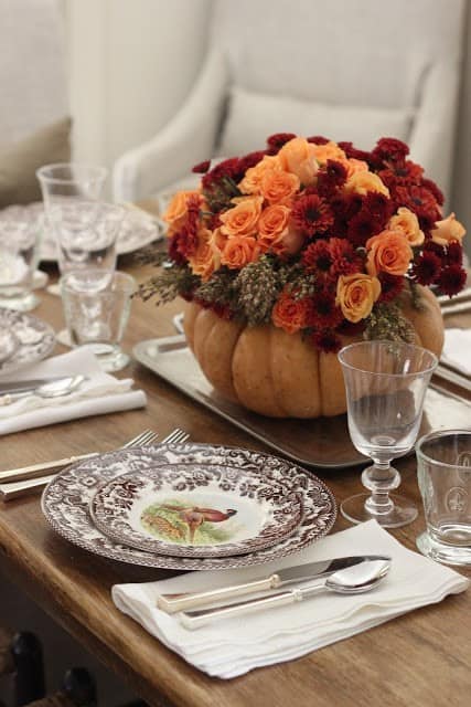 Elevate Your Dinner Party Look with a Classic Fall Centerpiece