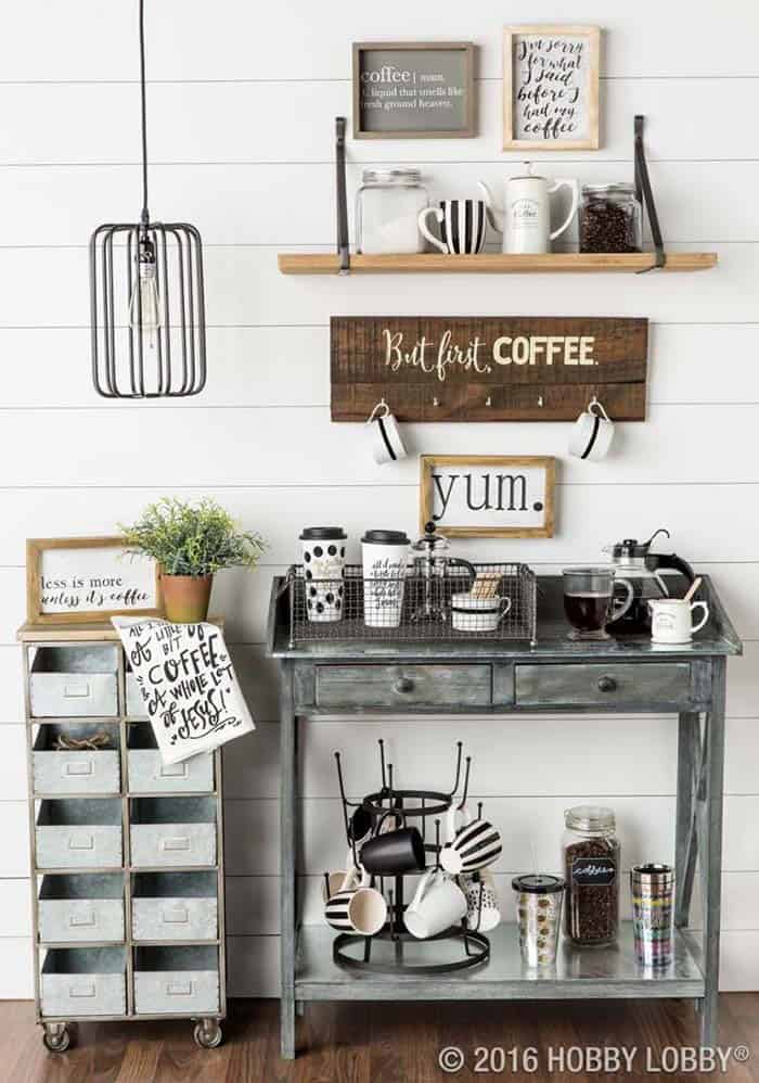 Enhance Your Coffee Station with Inspirational Quotes