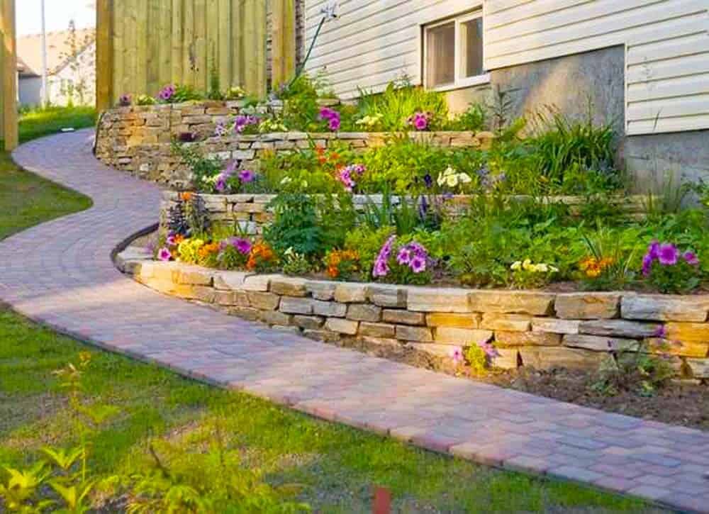 Rustic Stone Terraces