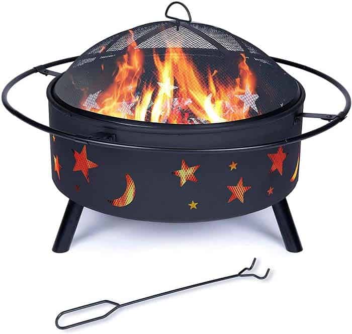 Super Sky Outdoor Fire Pit Wood Burning