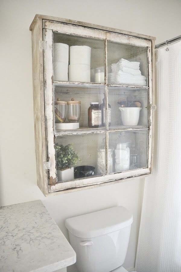 Repurposed Apothecary Cabinet