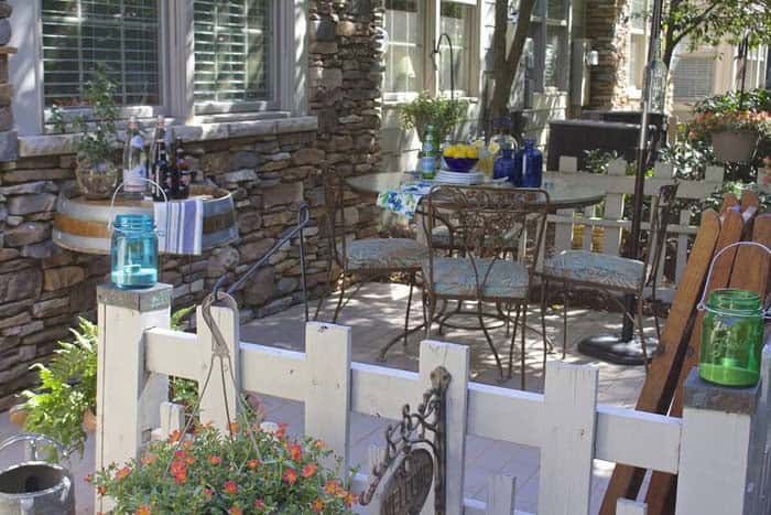 Enjoy Outdoor Dining with a French Cafe Patio Set