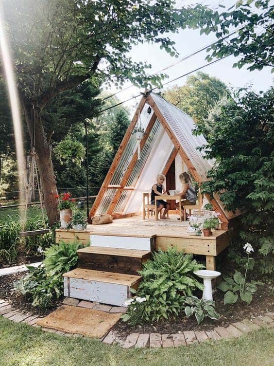 Elevated Backyard Tent For Kids