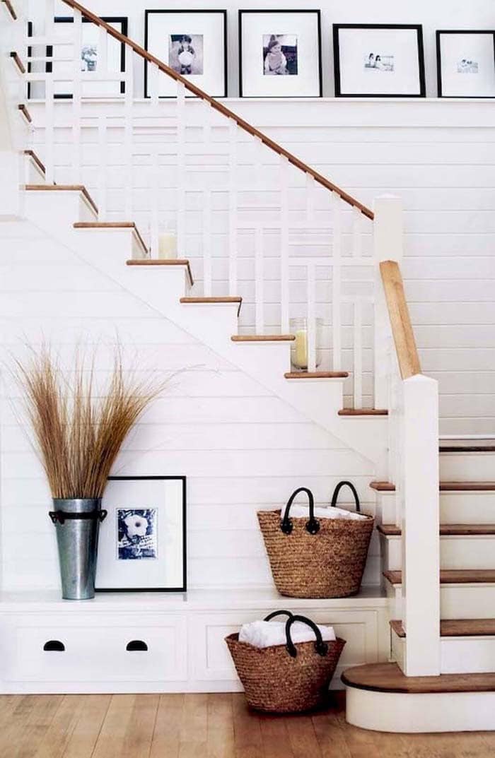 Natural Textures Pop Against Shiplap