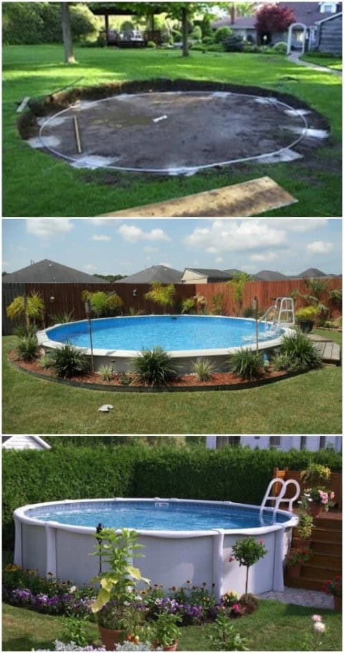 Add Garden Accents To Your Above Ground Pool