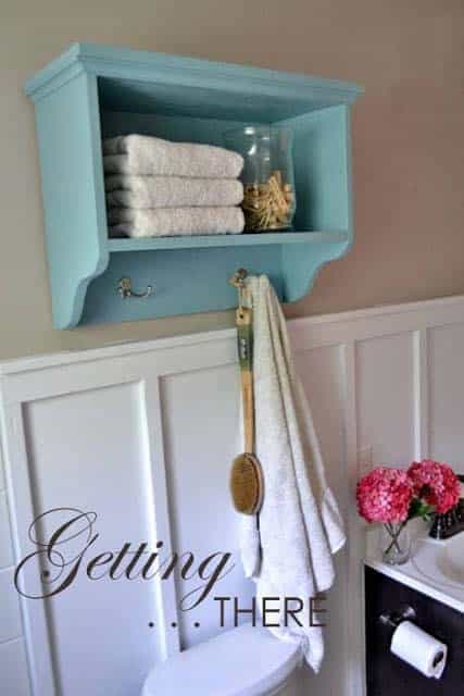 Towel Hanging Rack Shelf