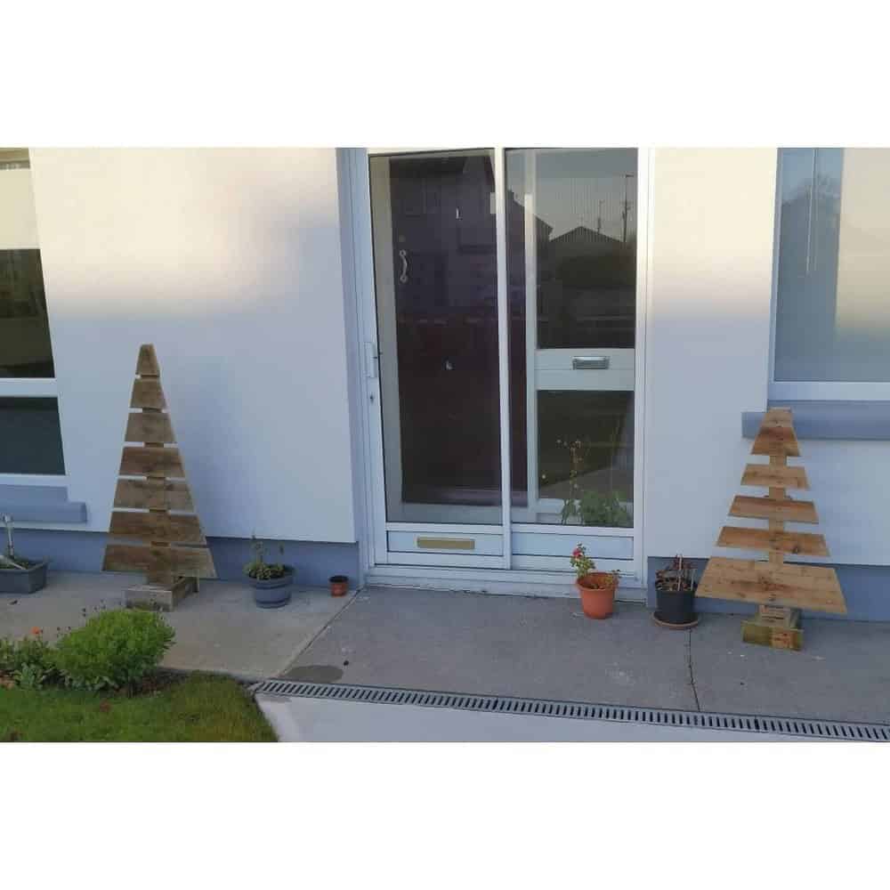 Create a Charming Christmas Display with Wooden Trees