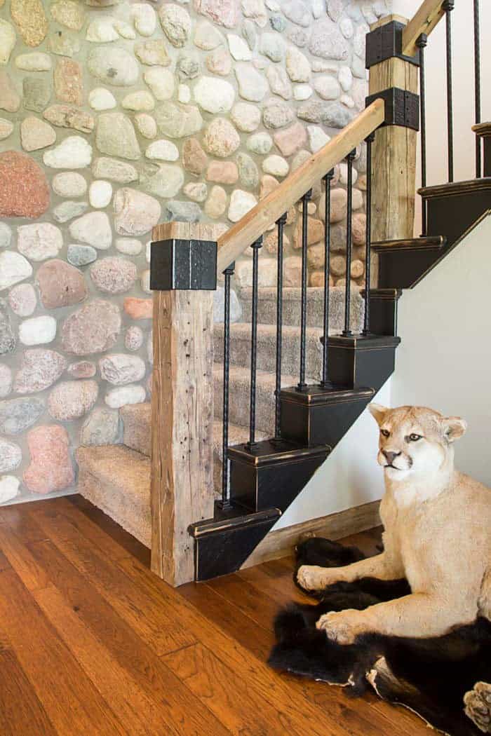 Rustic and Rugged Staircase