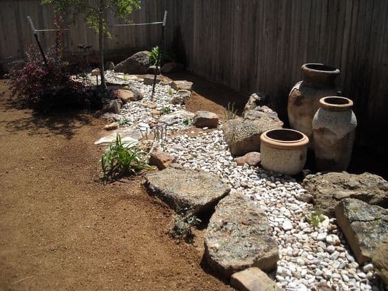 Dry Creek With Rocks