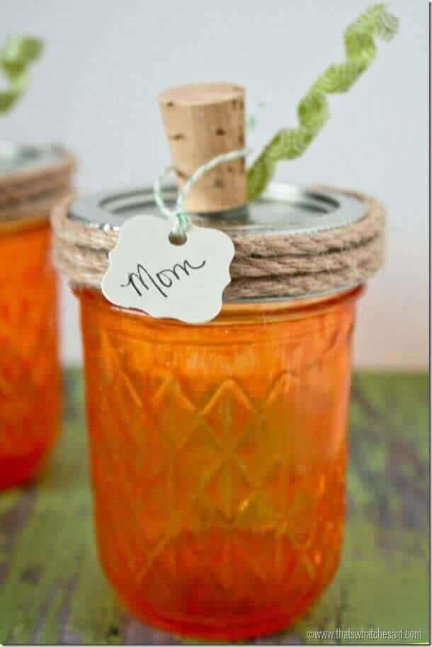 Festive Fall Mason Jar Craft