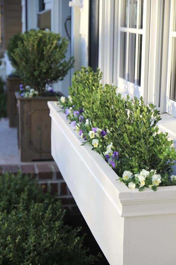 DIY Flower Boxes for the Windows