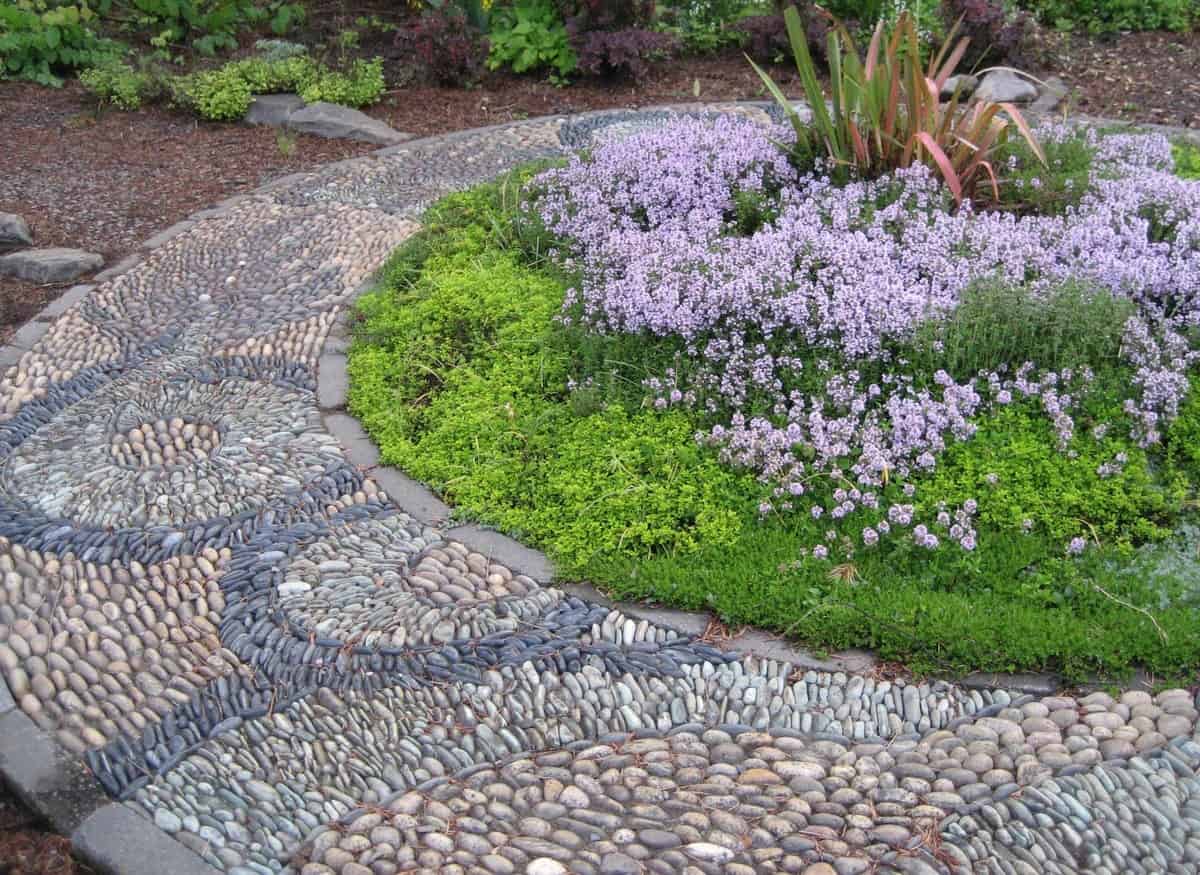 Dragon Mosaic Walkway Idea