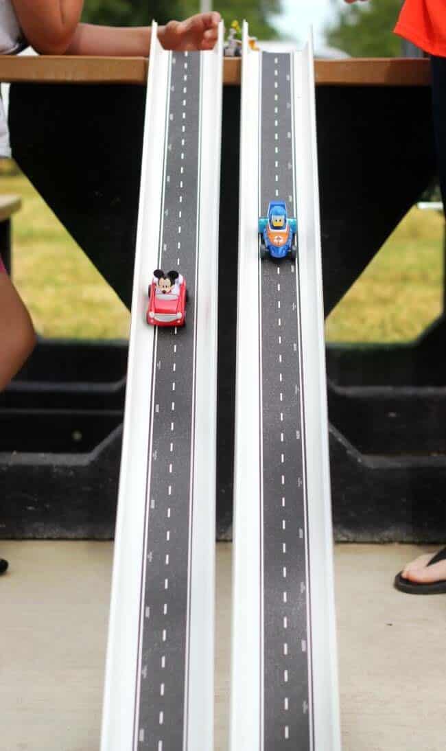 Rain Gutter Racetrack