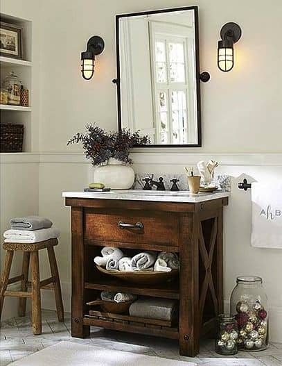 Bring Farmhouse Charm with Your Bathroom Vanity