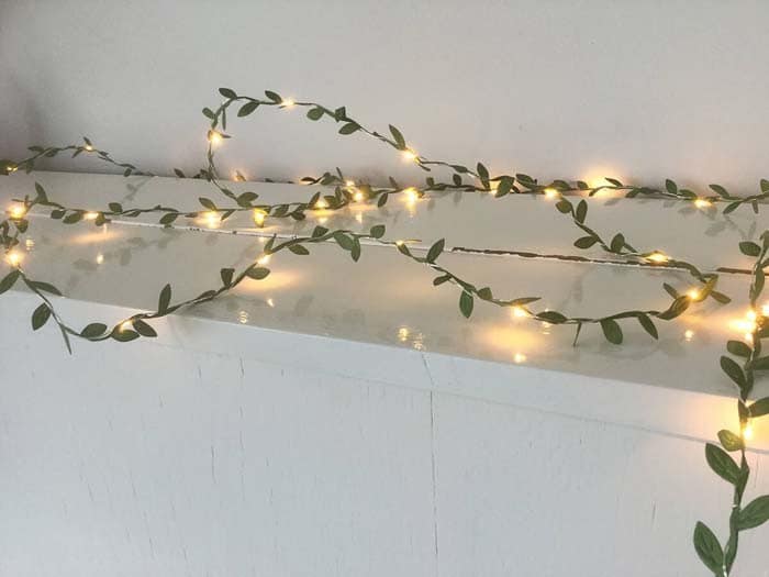 Festive Spring Leaves Fairy Lights