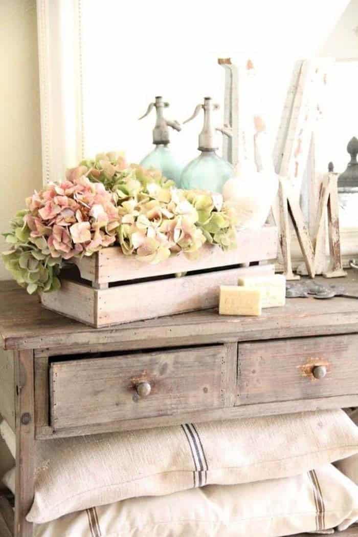 Build a Vintage Vanity Organizer with Upcycled Wooden Crate