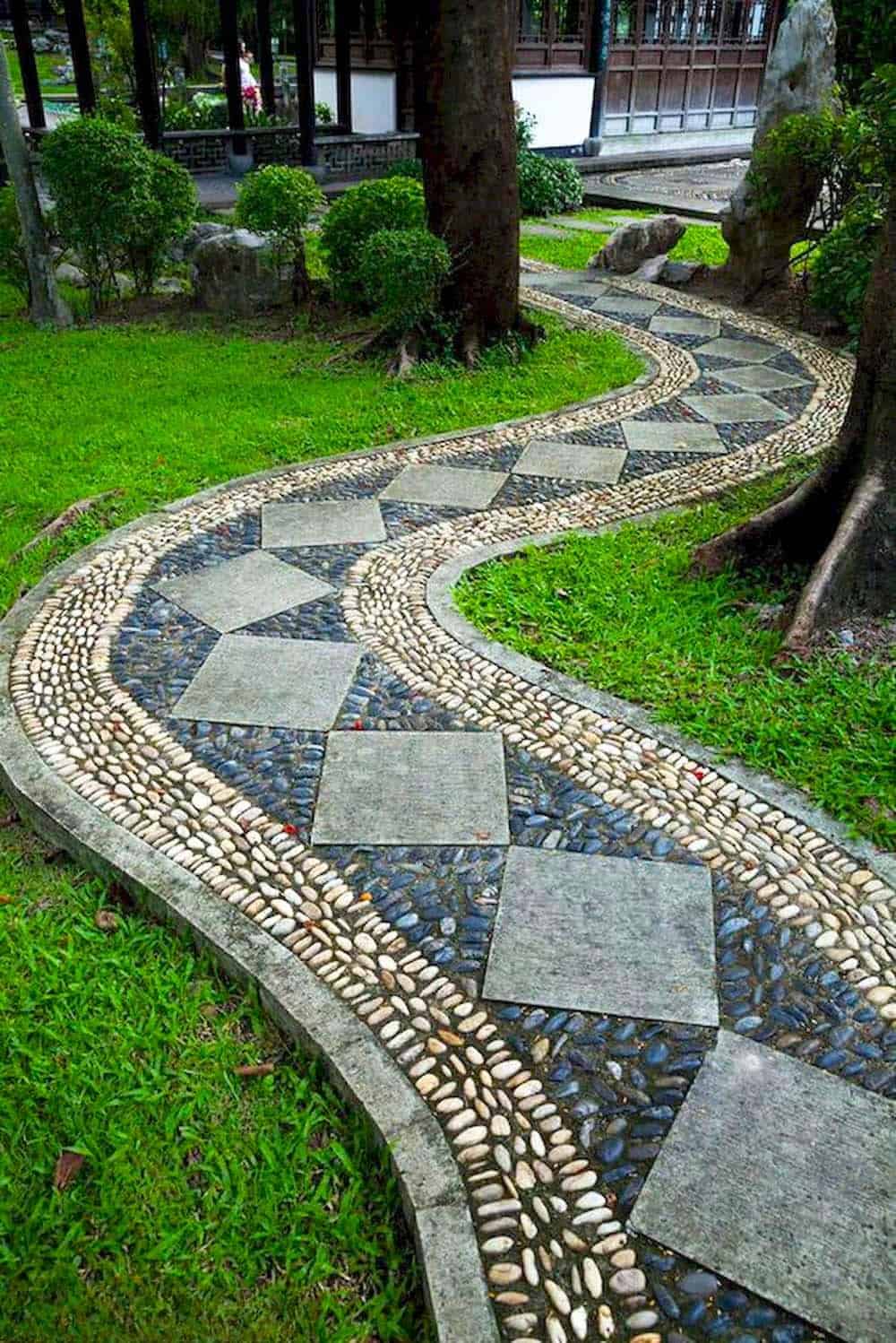 Mosaic Garden Pathway