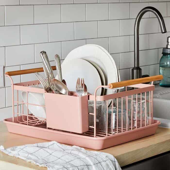 Multi-Functional Dish Rack with Tilting Design