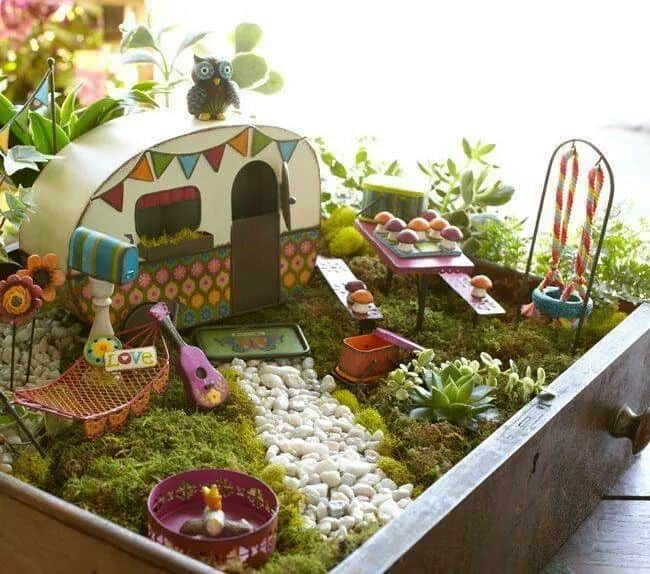 Get Ready to be Ensnared with a Caravan Fairy Garden