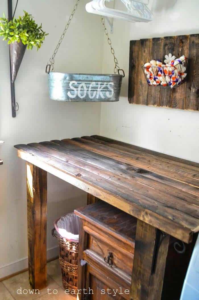 Build a Multi-Purpose Folding Table with Reclaimed Wood