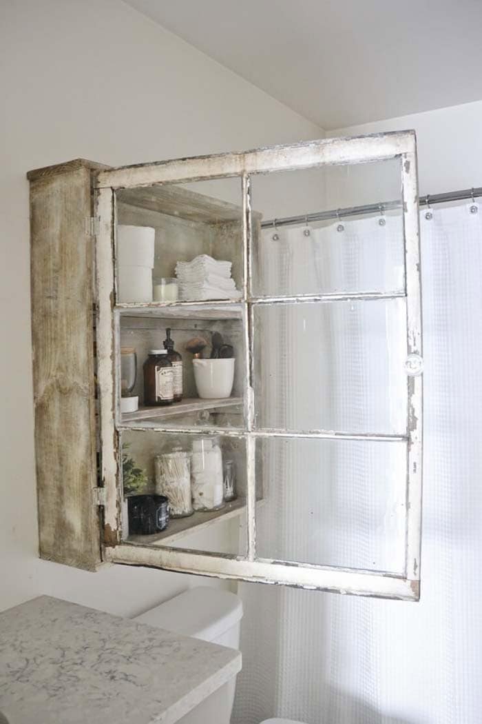 Reframe a Bathroom Medicine Cabinet