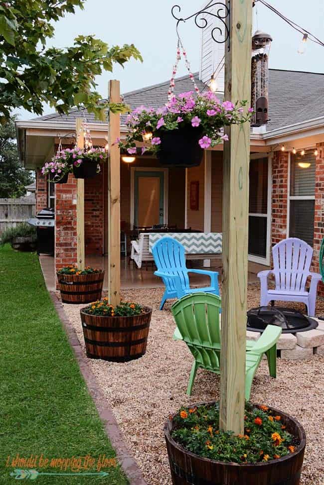 Flowers And Chairs Add Seasonal Color