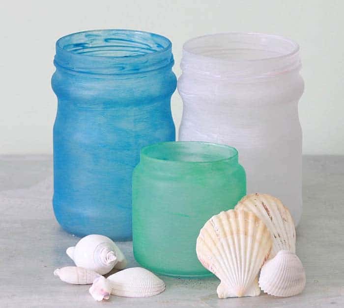 Give Any Jar Look of Sea Glass