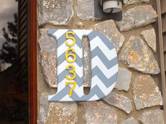 Customized Initial Sign