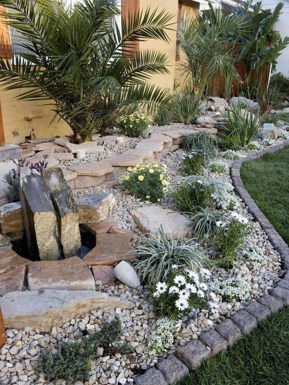 Add Water Feature to a Rock Garden