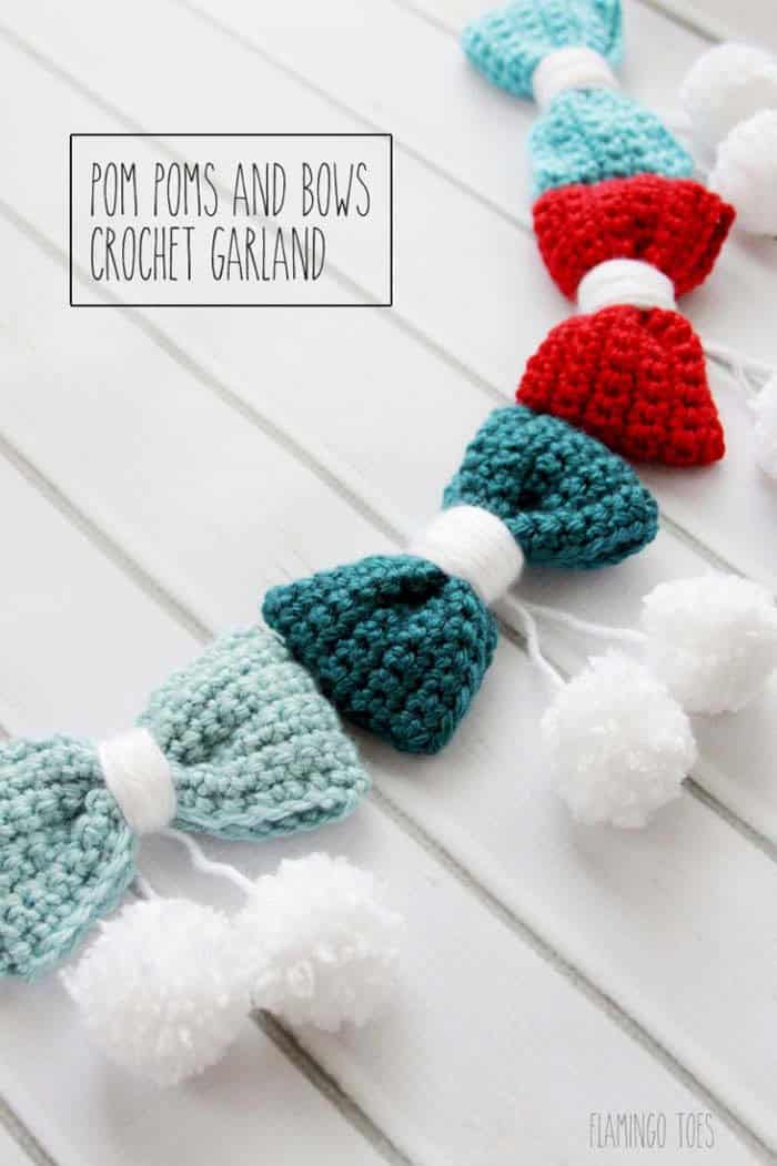 Crochet A Sweet Bow Garland