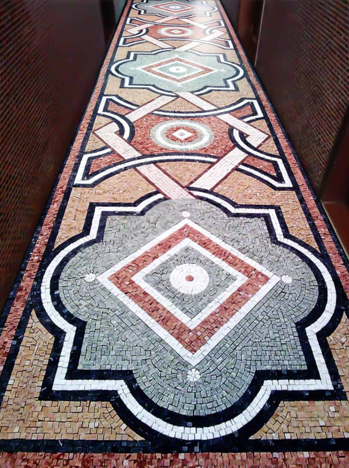 Modern Mosaic Walkway