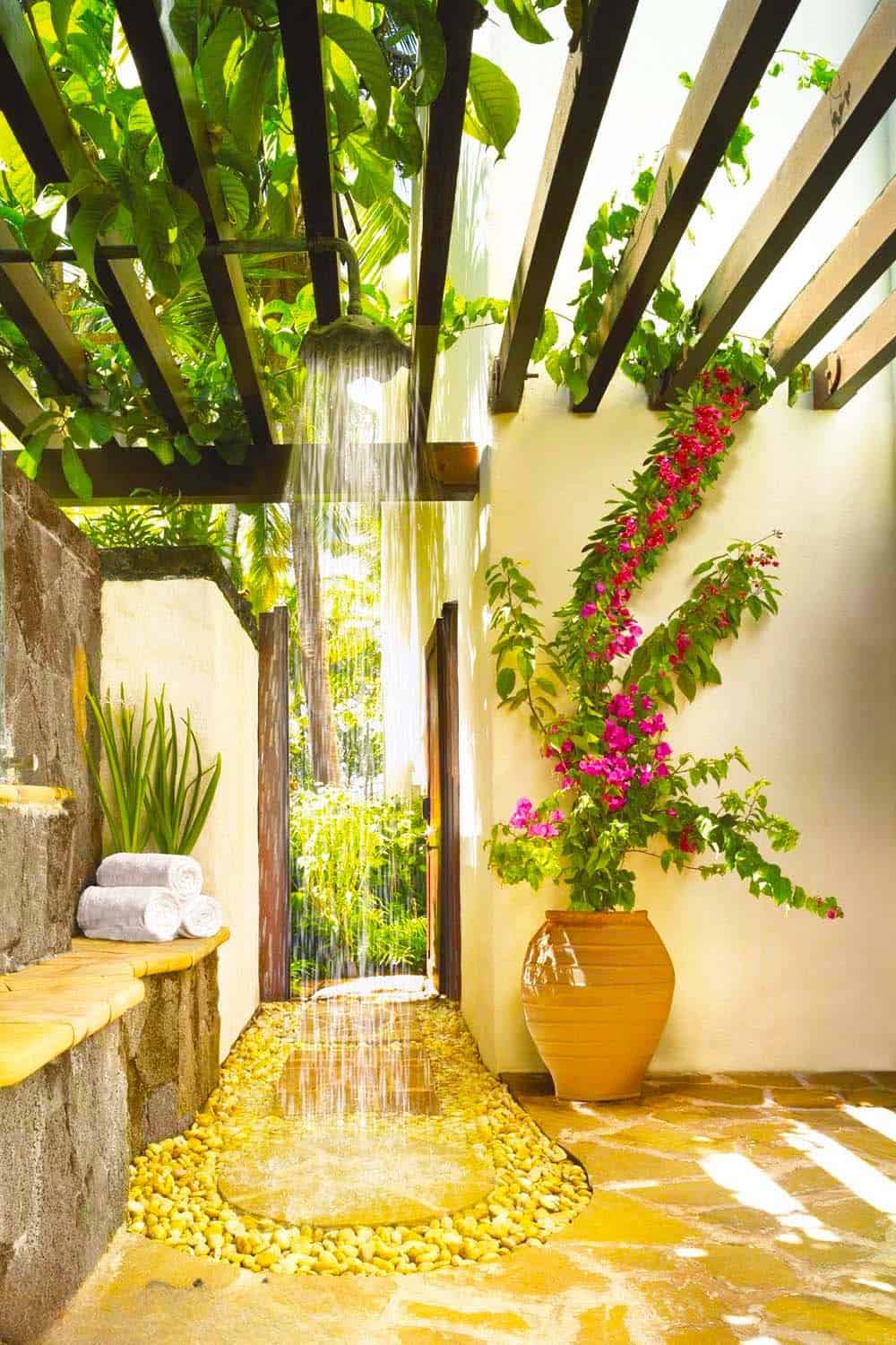 Serene Garden Shower