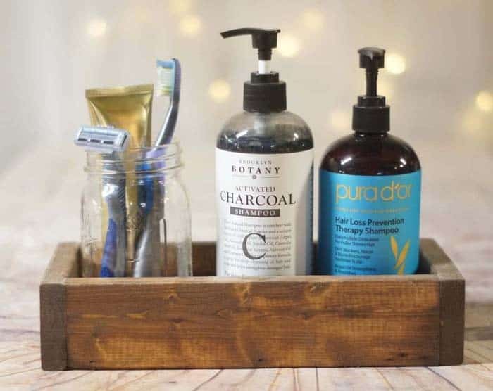 Build a Small Wooden Box for Your Bathroom Products