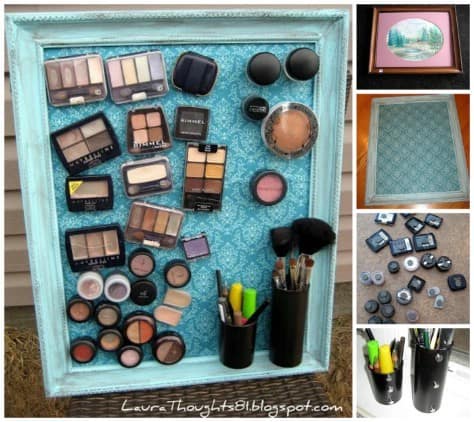 Create Space in Your Vanity Drawer with a Magnetic Board