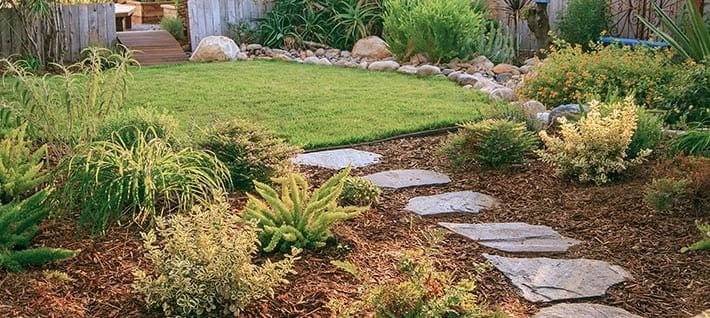 Mulch Walkway