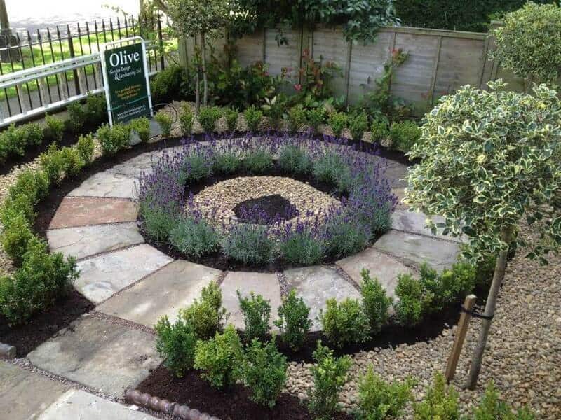 Circular Stone Paving