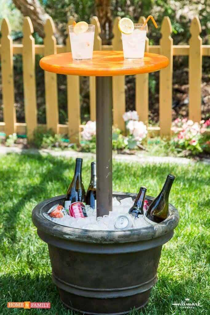 Bar Cooler Table Combo